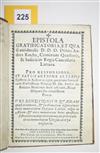 (LIMA--1677.) Rocha, Diego Andrés. Epistola gratificatoria, et quasi antidoralis.